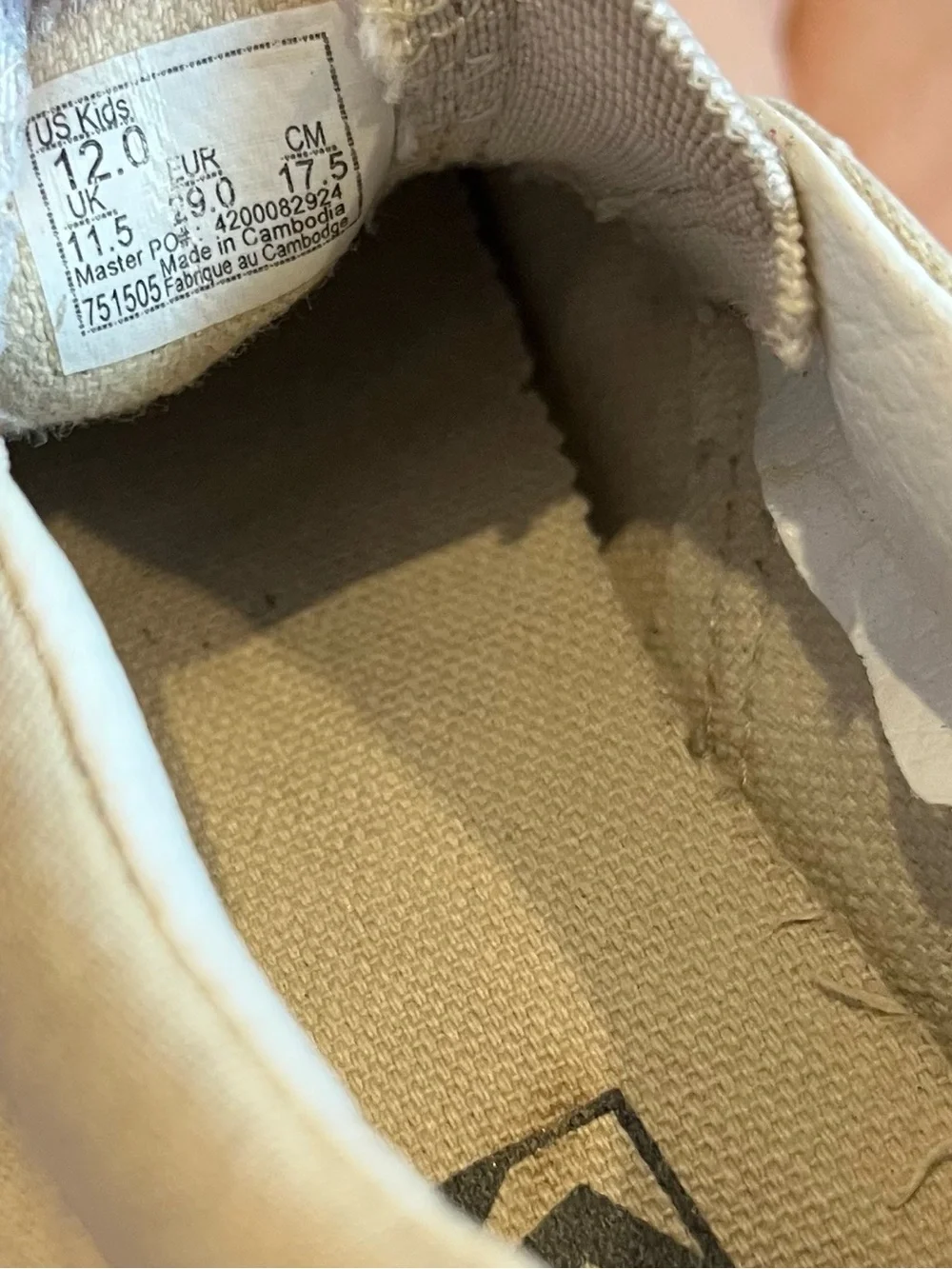 Vans Kids 12.5/12 lot